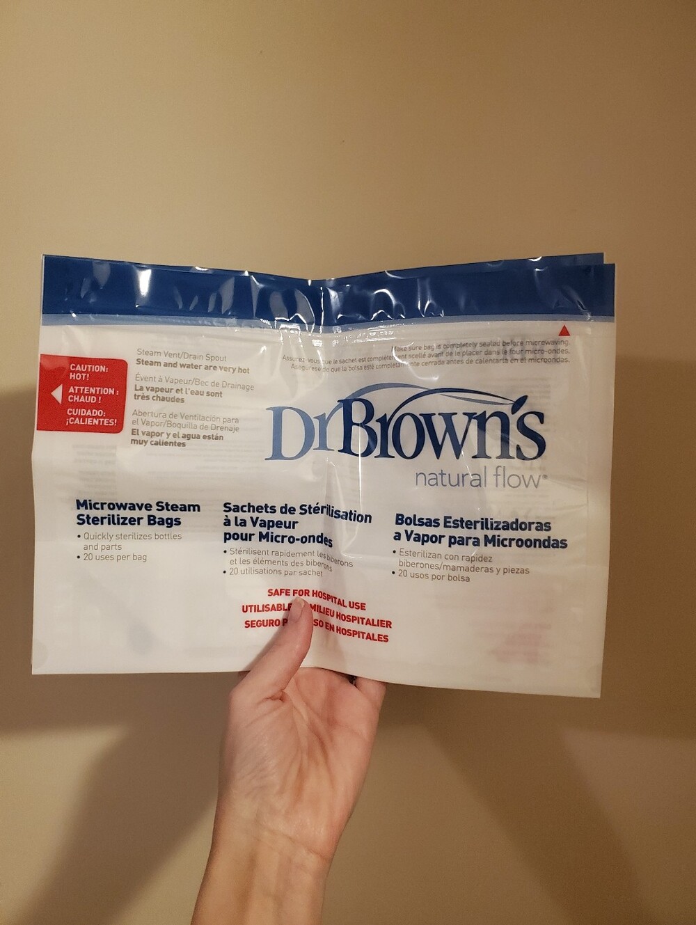 ✨2 Dr. Brown's Microwave Steam Sterilizer Bags ✨